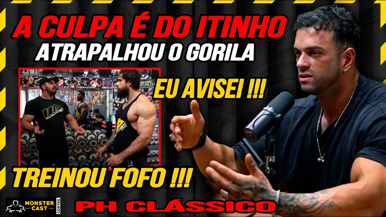 PH EXPLANOU QUE ITINHO ATRAPALHOU O GORILA NA PREPARA&Ccedil;&Atilde;O TREINANDO FOFO ! | PH CL&Aacute;SSICO