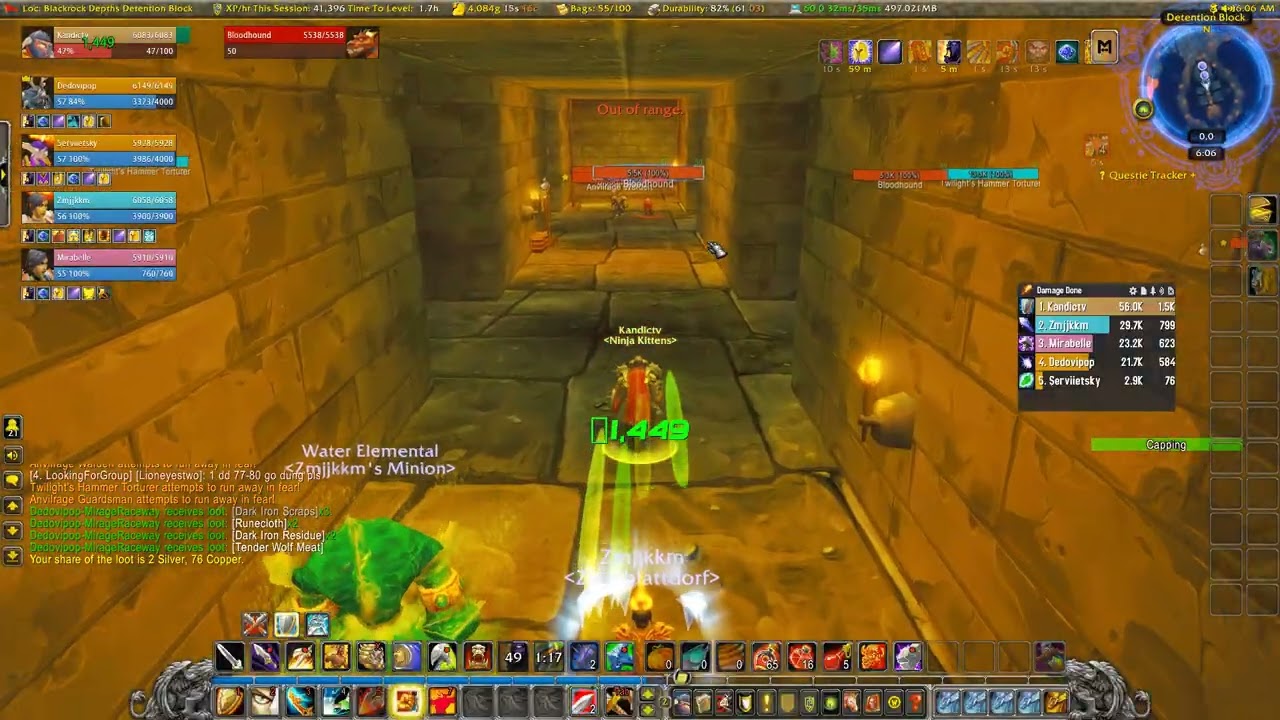 MOP - Level 54 - Tanking Blackrock Depths