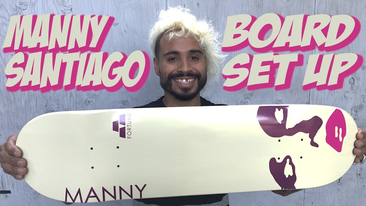 MANNY SANTIAGO BOARD SET UP & INTERVIEW !!!