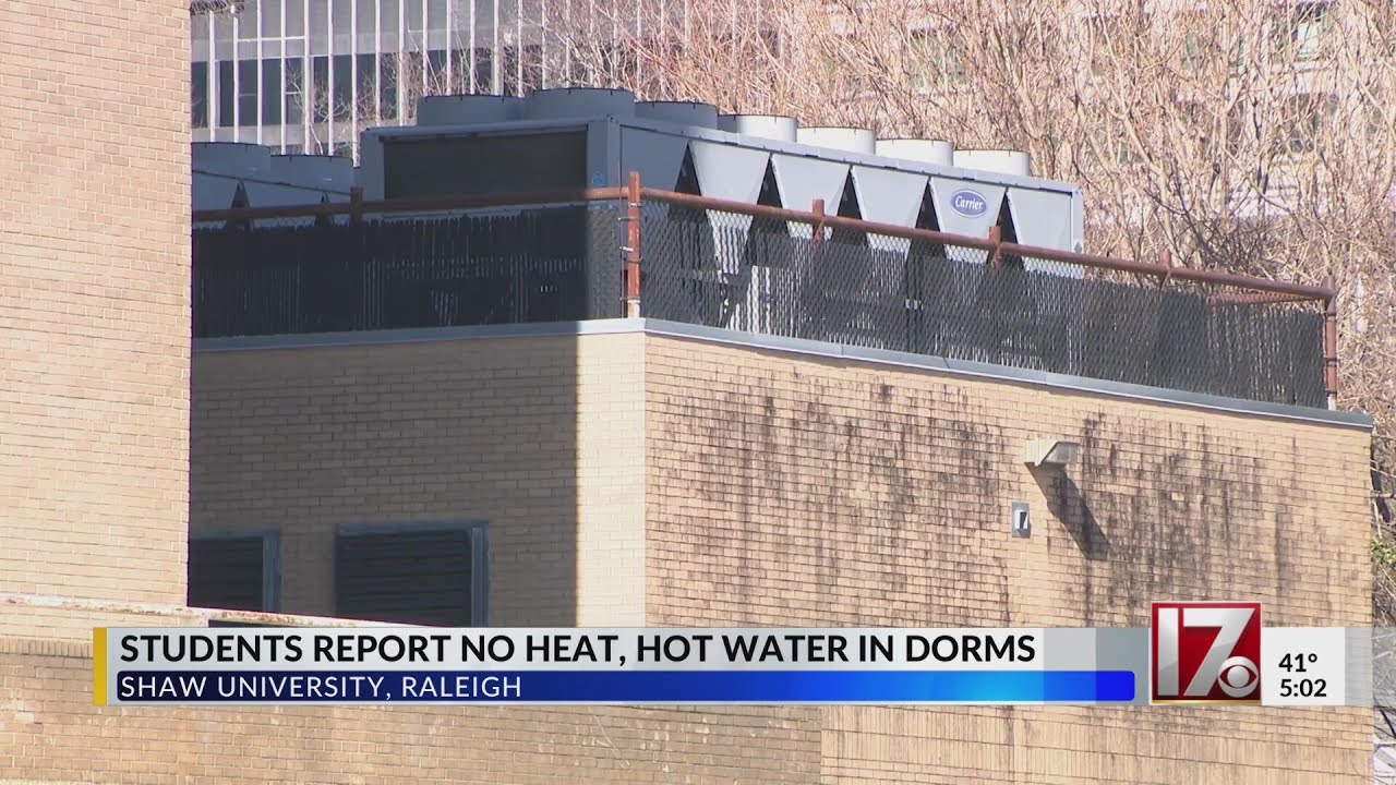 Shaw University students report no heat, hot water in dorms