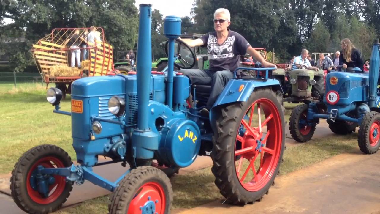 Oude trekker rondrit Grassparty 2016