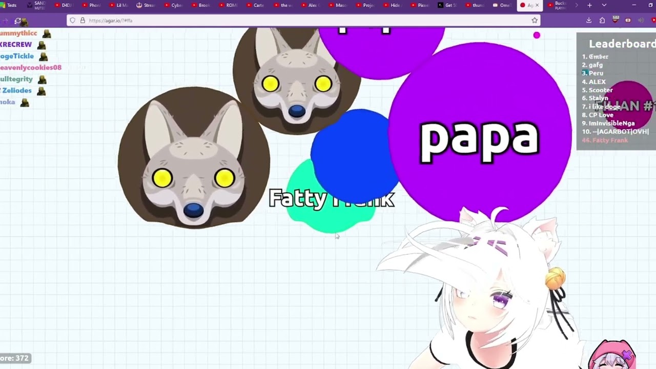 Filian Raging In Agar.io Compilation