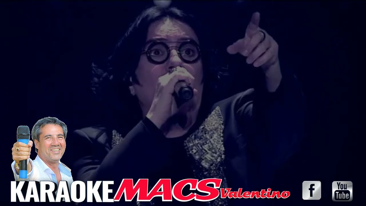 PIU' SU (RENATO ZERO) versione LIVE - Karaoke Party by Macs Valentino