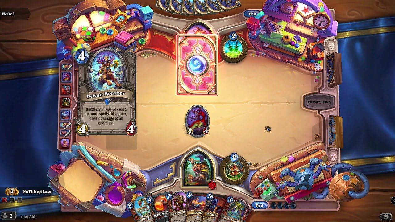 HEARTHSTONE ARENA DECK 10 WİNE KADAR DURMAK YOK! #2