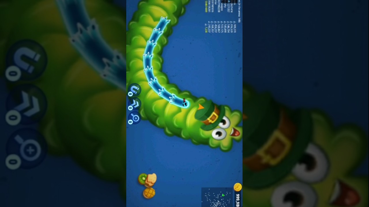 🐍🐍⭐worms zones io snacks game // worms zones io hack #wormszoneio #snackgame #shorts #fyp