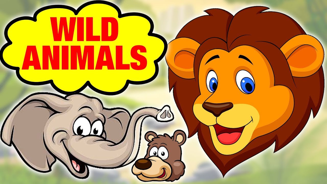 Wild Animals | 3D Animated Video For Kids | #AnimalsNames | Simba Tv