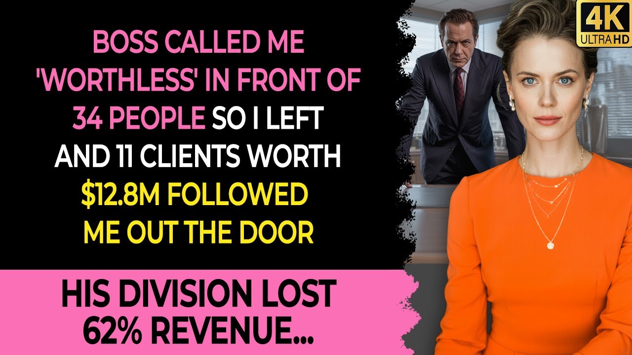 My Boss Called Me 'Worthless'—11 Clients Followed Me Out