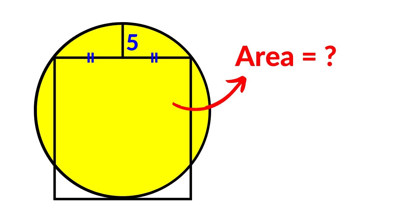 Find the area of the circle | A Very Nice Geometry Problem | 2 Methods