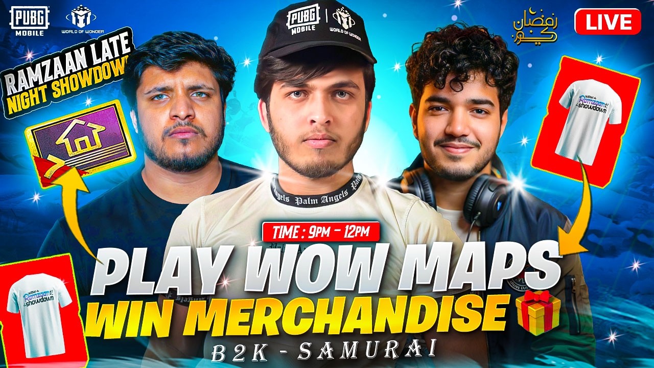 PUBGM WOW Ramzaan Late night Showdown Day 7