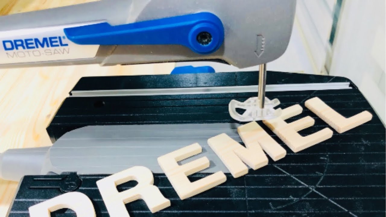Dremel Moto Saw Буквы по дереву