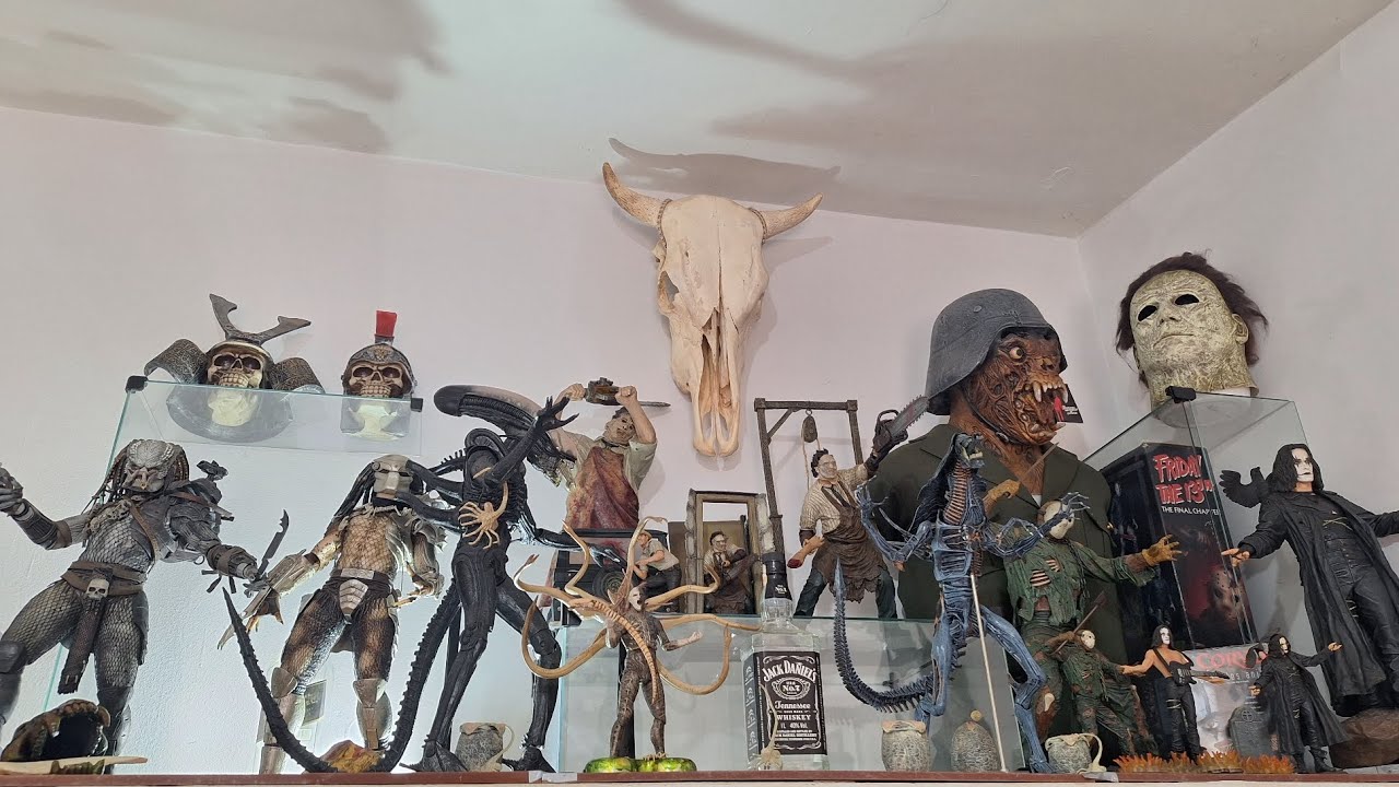 Coleção se Action Figures atualizada de peças  de filmes. Agosto 2024