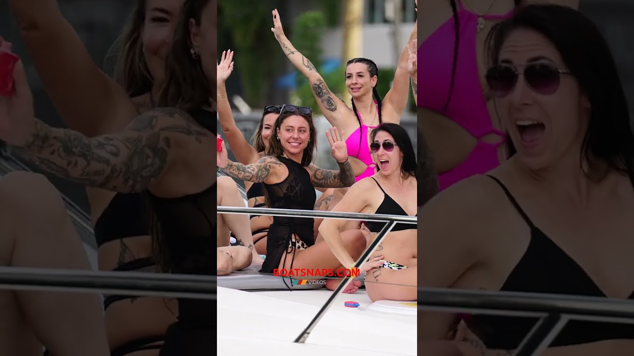 Stunners on Deck: Gorgeous Ladies Waving Hello on BoatSnaps! 👋📸 #BoatBeauties #WaveToBoatSnaps #Se