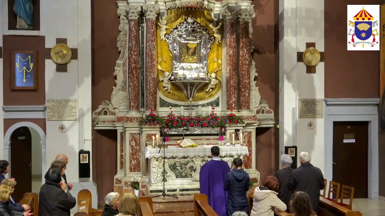 Subota, 14. 3.: sv. Misa i krunica za štovatelje Čudotvorne Gospe Sinjske i dobročinitelje Svetišta.