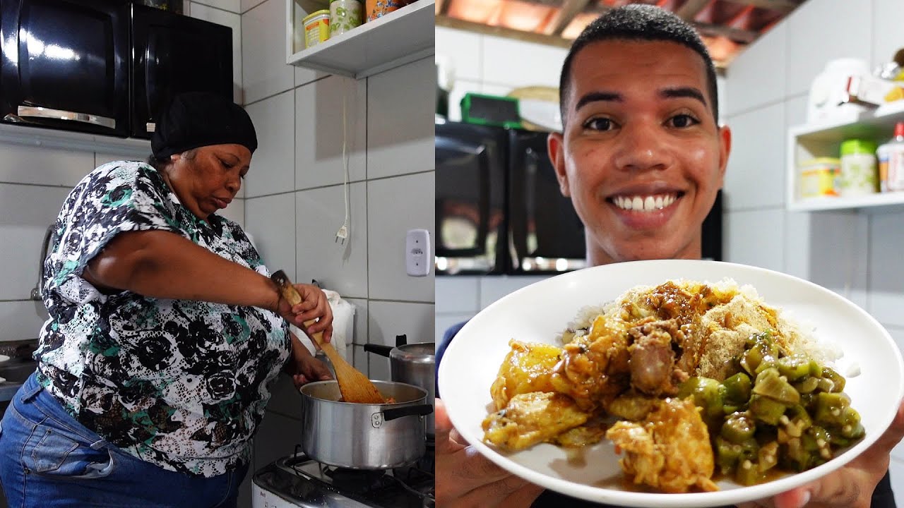 Cozinhando um ALMOÇO paraibano com minha mãe