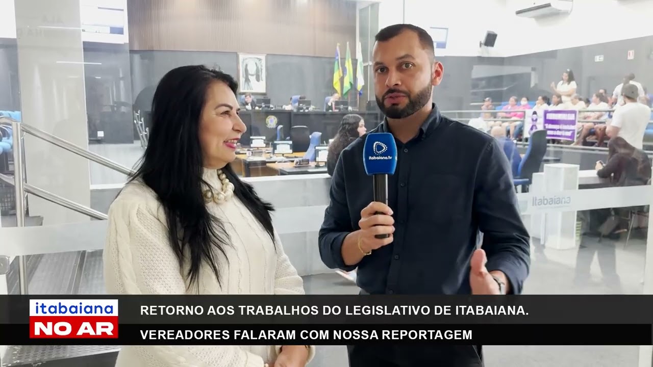 Retorno aos trabalhos do legislativo de Itabaiana. Vereadores falaram com nossa reportagem