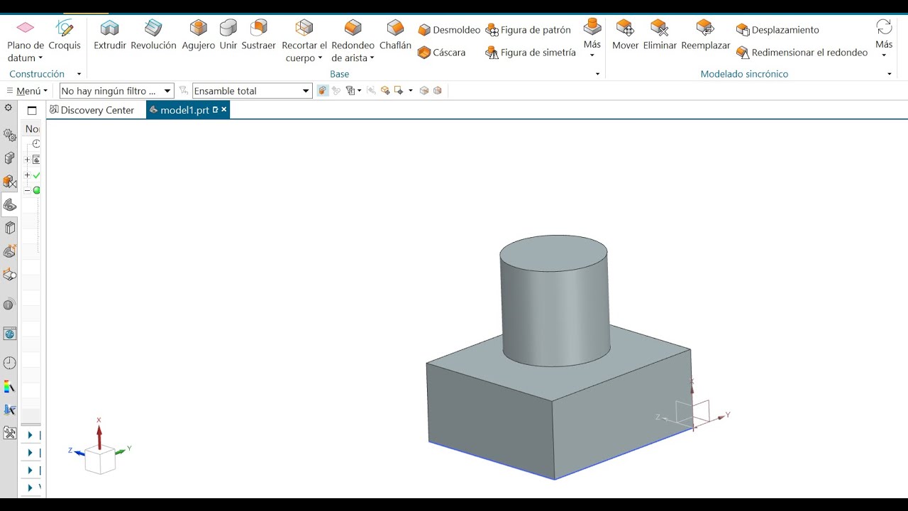 Tutorial on Basic Solid Functions in NX CAD
