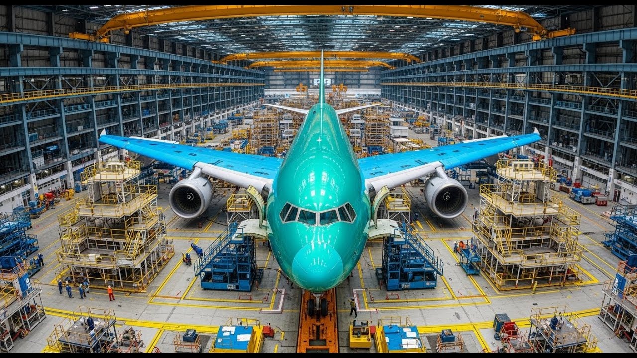 How a $70 Million Private Jet Is Built — Step-by-Step Factory Process