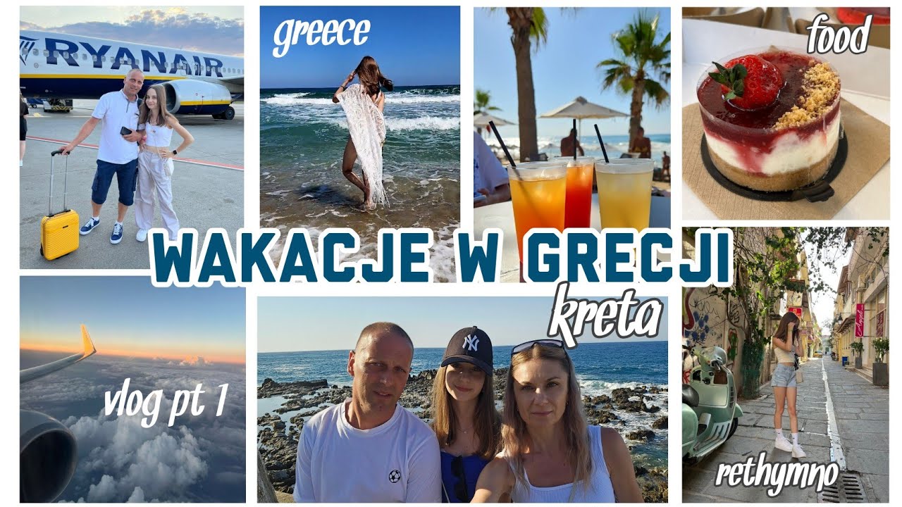 WAKACJE W GRECJI🇬🇷| pt1, kreta, zwiedzanie, travel vlog