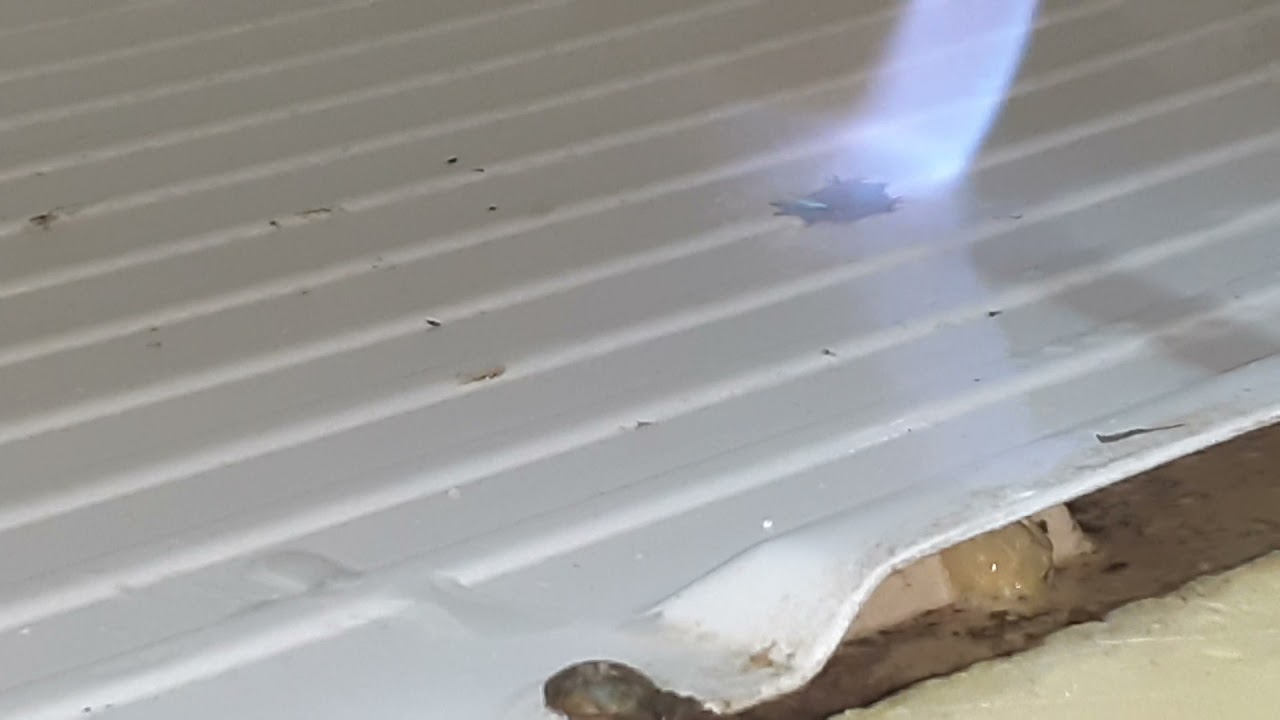 COMO SOLDAR EVAPORADOR DE GELADEIRA, FURADO DE FACA.