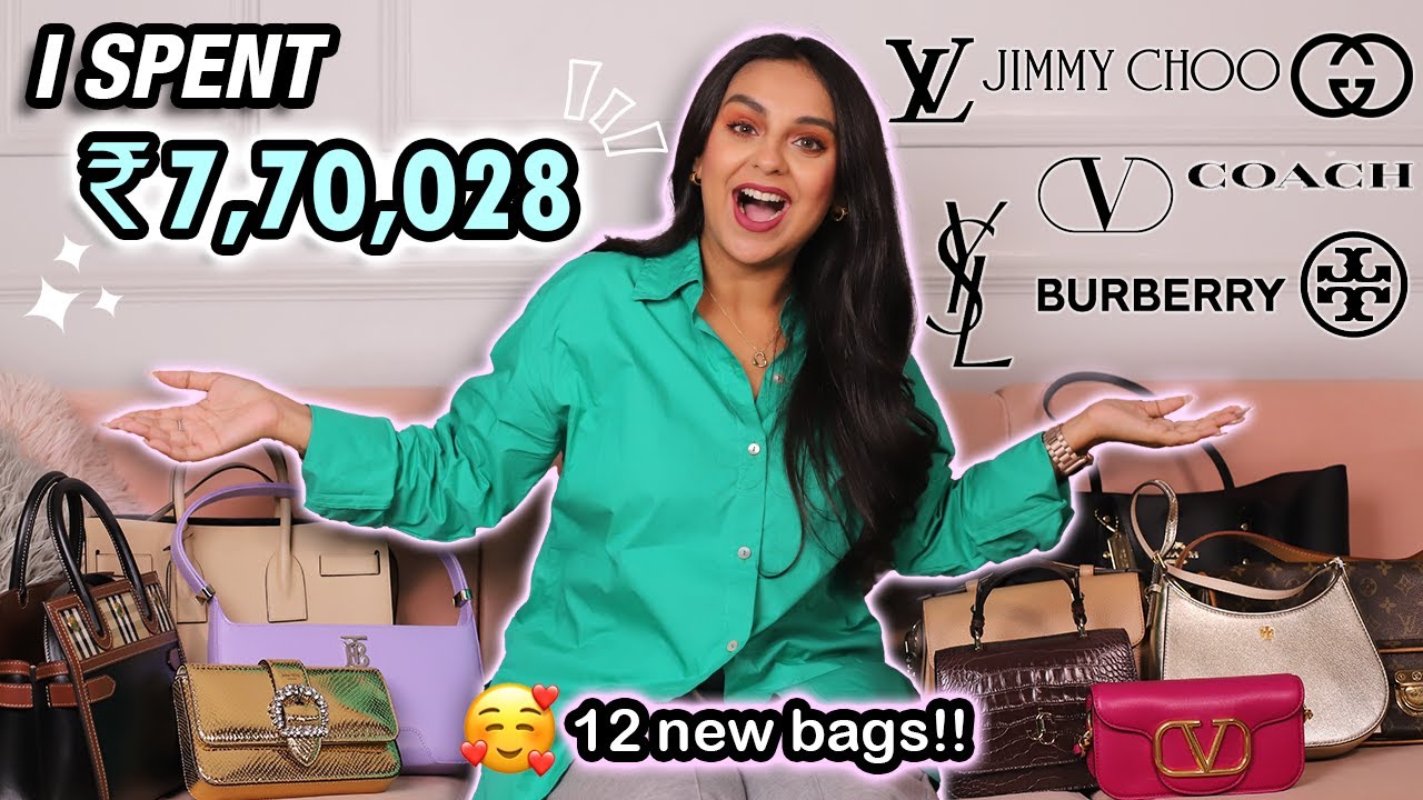 HUGE LUXURY BAG HAUL | Louis Vuitton, Burberry, Jimmy Choo, YSL, Valentino, Tory Burch, Gucci, Coach