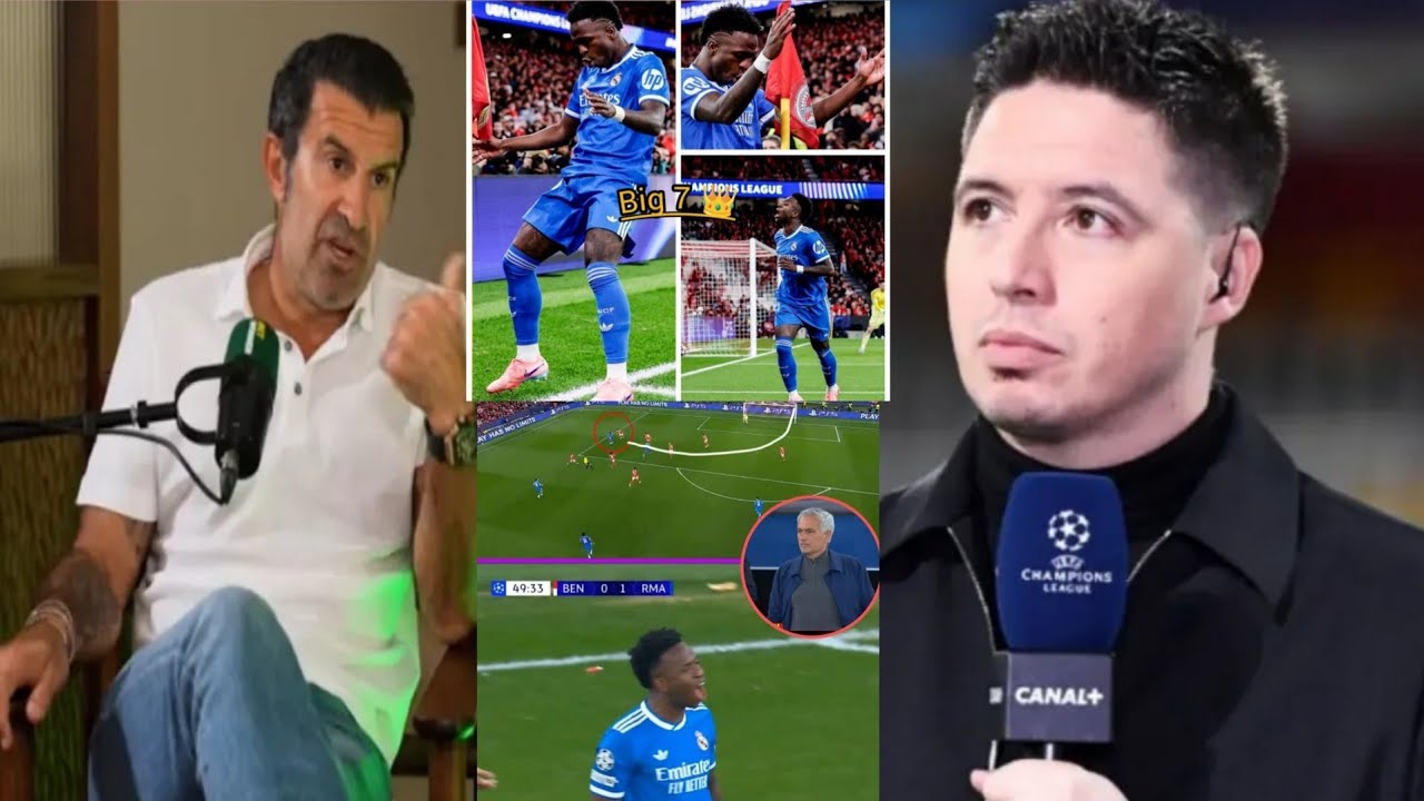 Louis Figo& Sami nasri fè konnin Viniciuis  Jr ka selebre  gòl li Janlvle Mourinyo  pagin dwa opine 