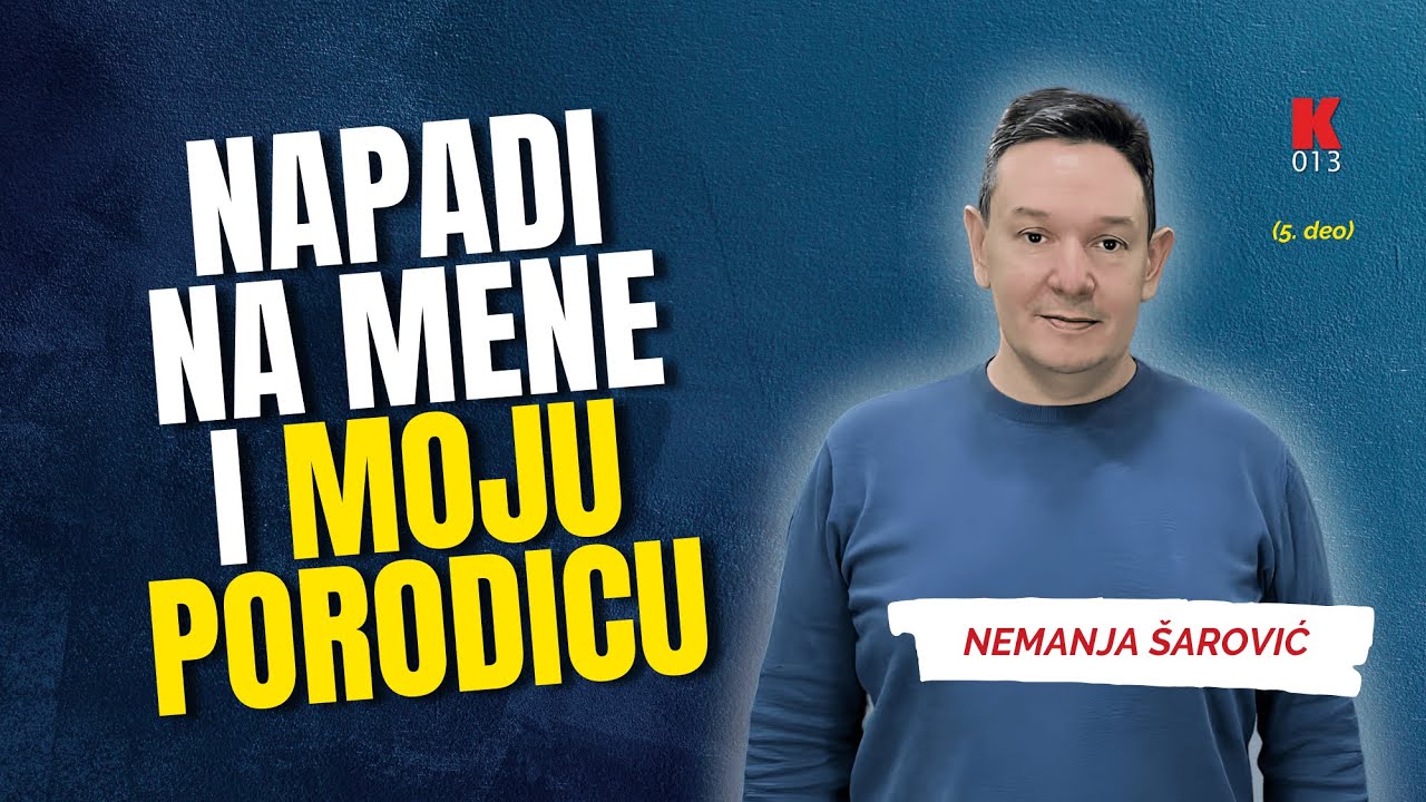 Nemanja &Scaron;arović: Ćerke su plakale zbog mog neosnovanog hap&scaron;enja