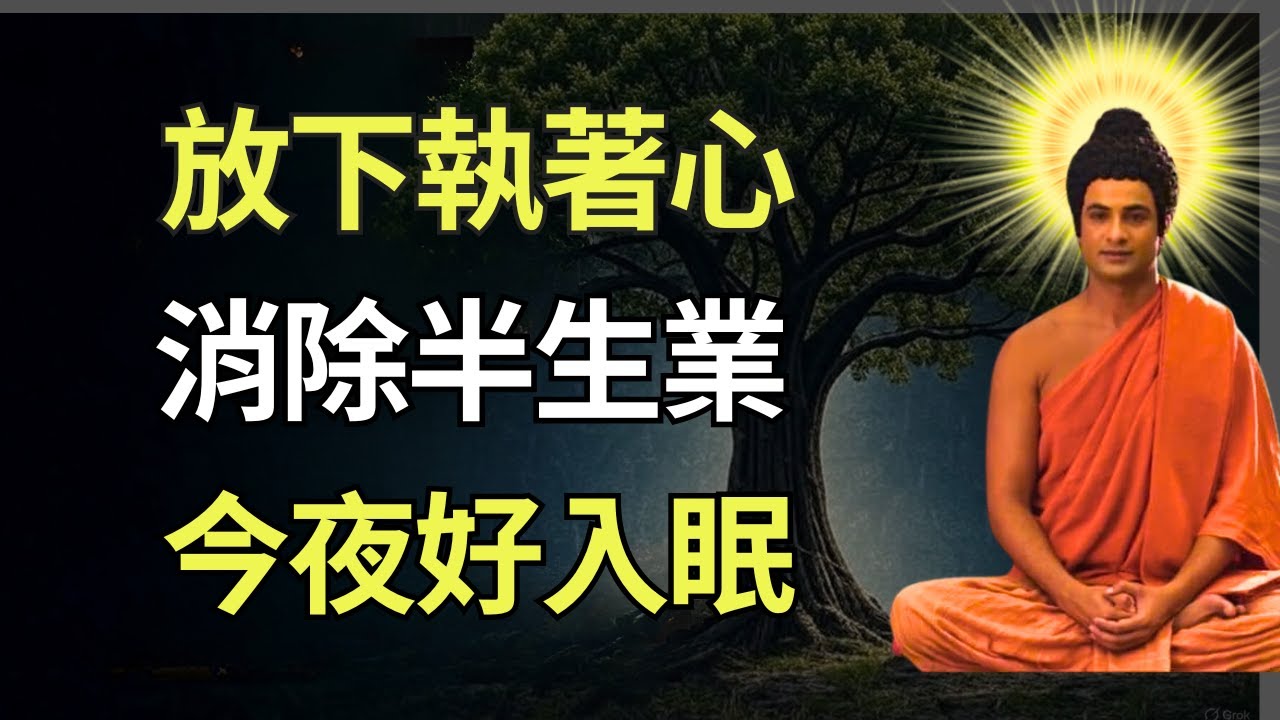 睡前佛法故事 | 人生無常，在此刻學會原諒。一段深沉的催眠冥想，洗淨半生業障，今晚睡得安穩。#佛教智慧 #佛教 #禪心之道 #佛家 #佛學 #佛法 #佛陀 #佛學智慧 #buddha #放下