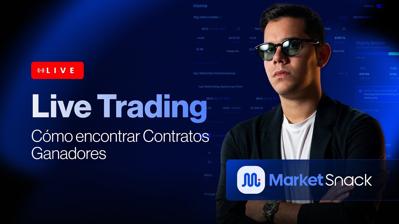 MarketSnack Live Trading - Cómo Encontrar Contratos Ganadores