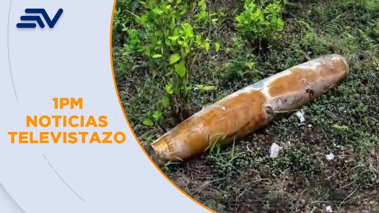 La bomba MK 82, con alta capacidad destructiva, no detonó en Colombia | Televistazo| Ecuavisa