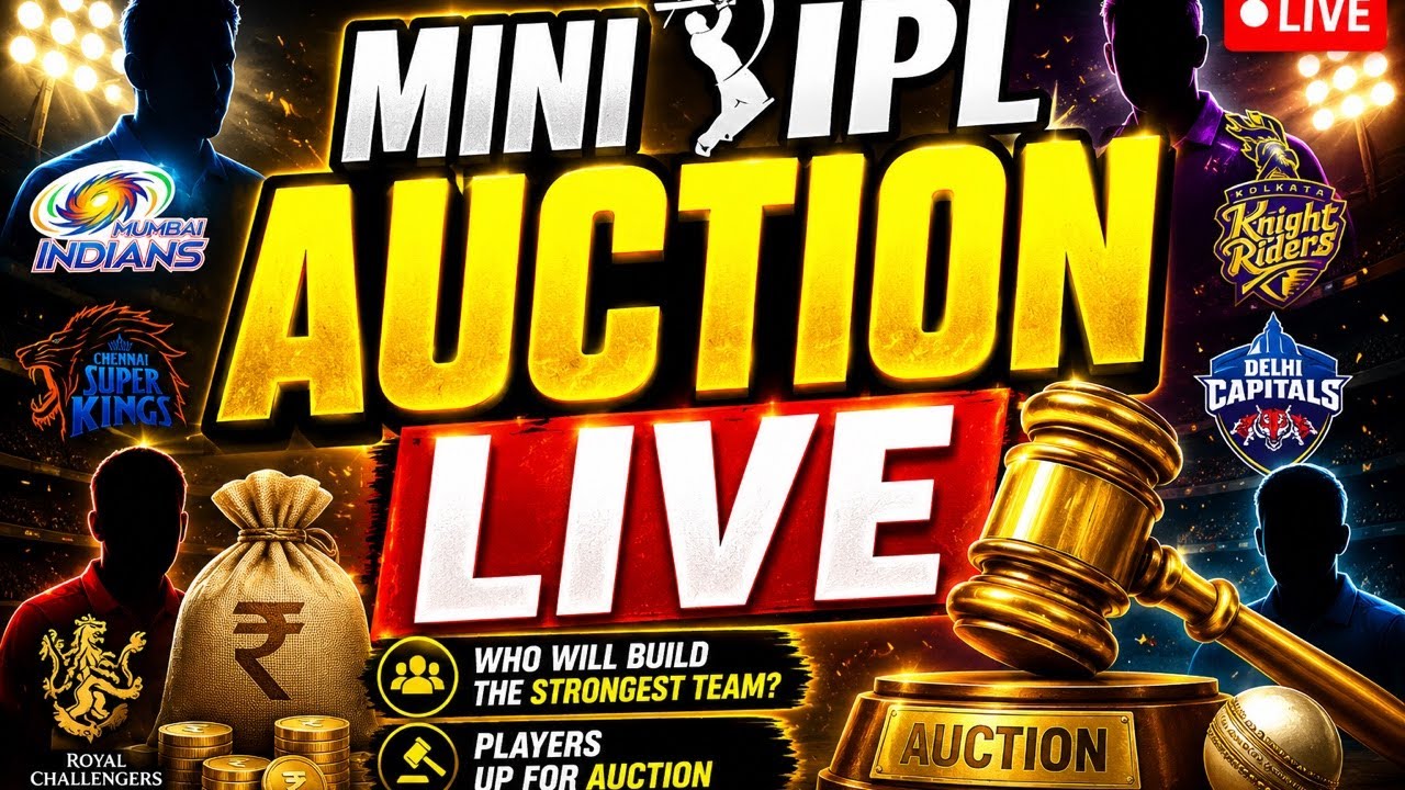 MINI IPL AUCTION LIVE 2026