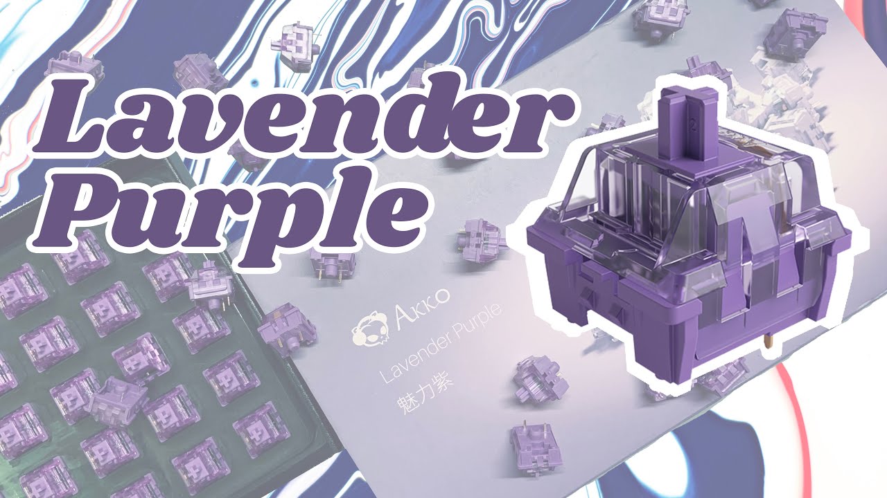 Akko CS Lavender Purple | Unboxing, First Look, & Sound Test | Comparison (tactile & CS switches)