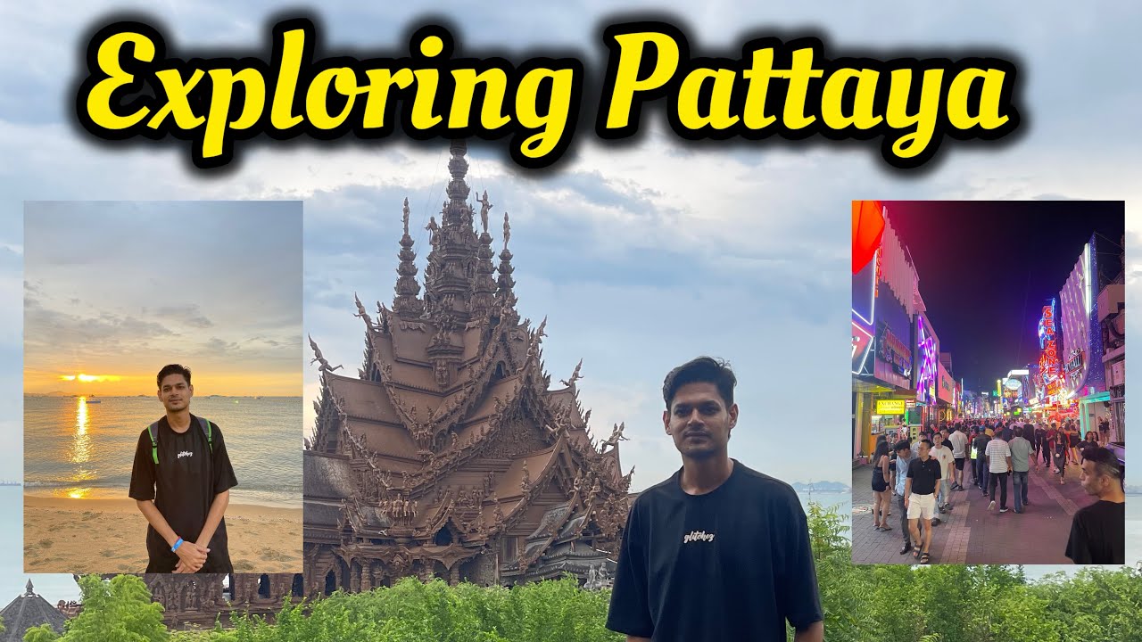Inside the S*X capital of the world - Pattaya | Exploring sanctuary of truth & pattaya beach