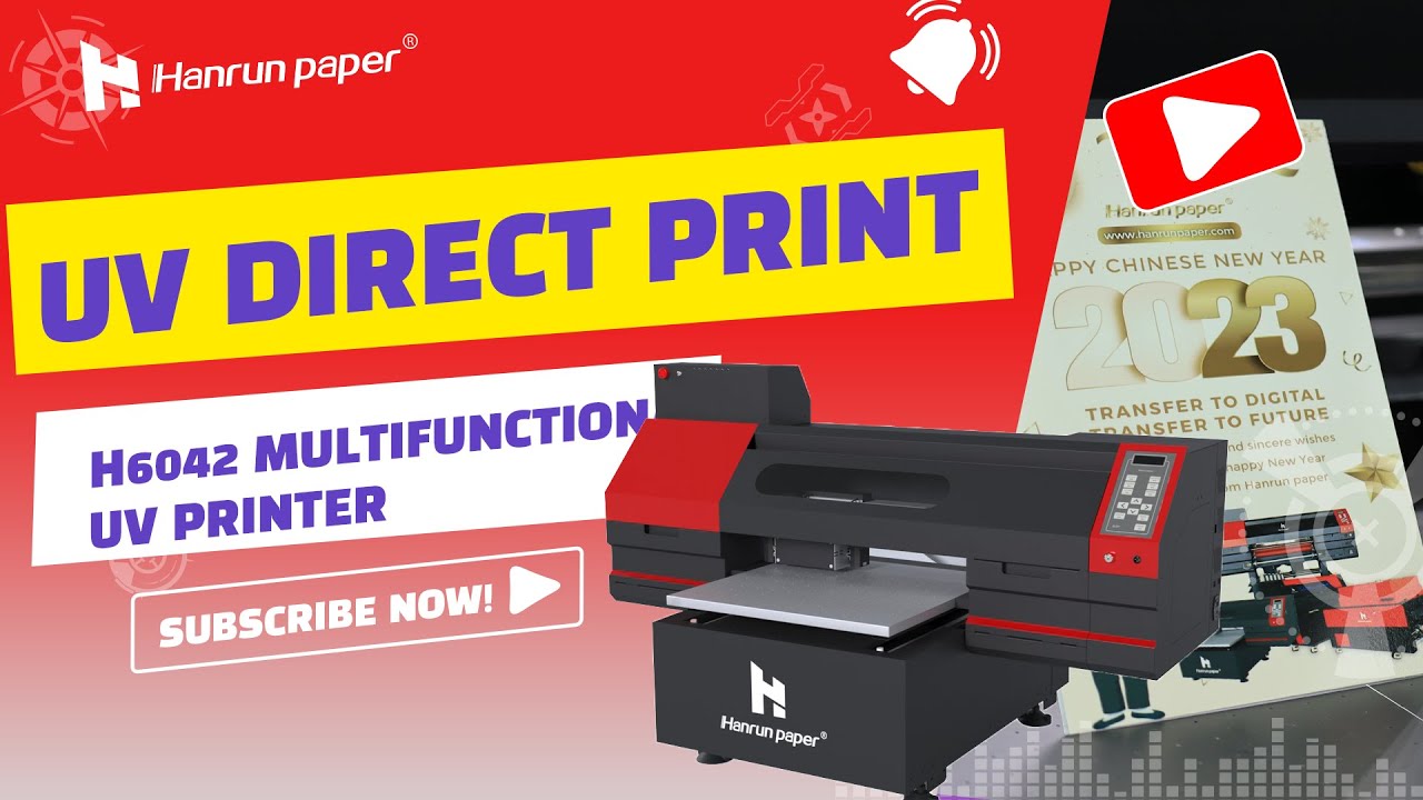 UV Printer H6042 Direct Print | Hanrun paper UV Printer
