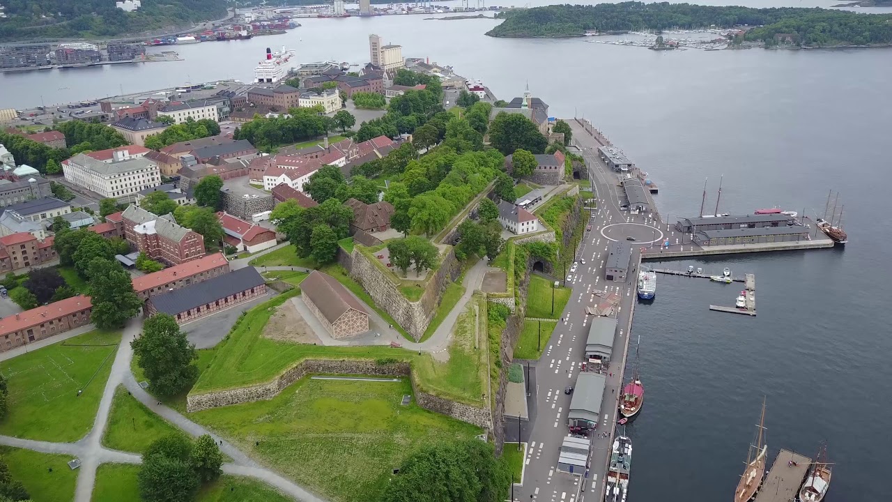 Norway Oslo drone video summer July 2017 / Норвегия Осло Июль 2017