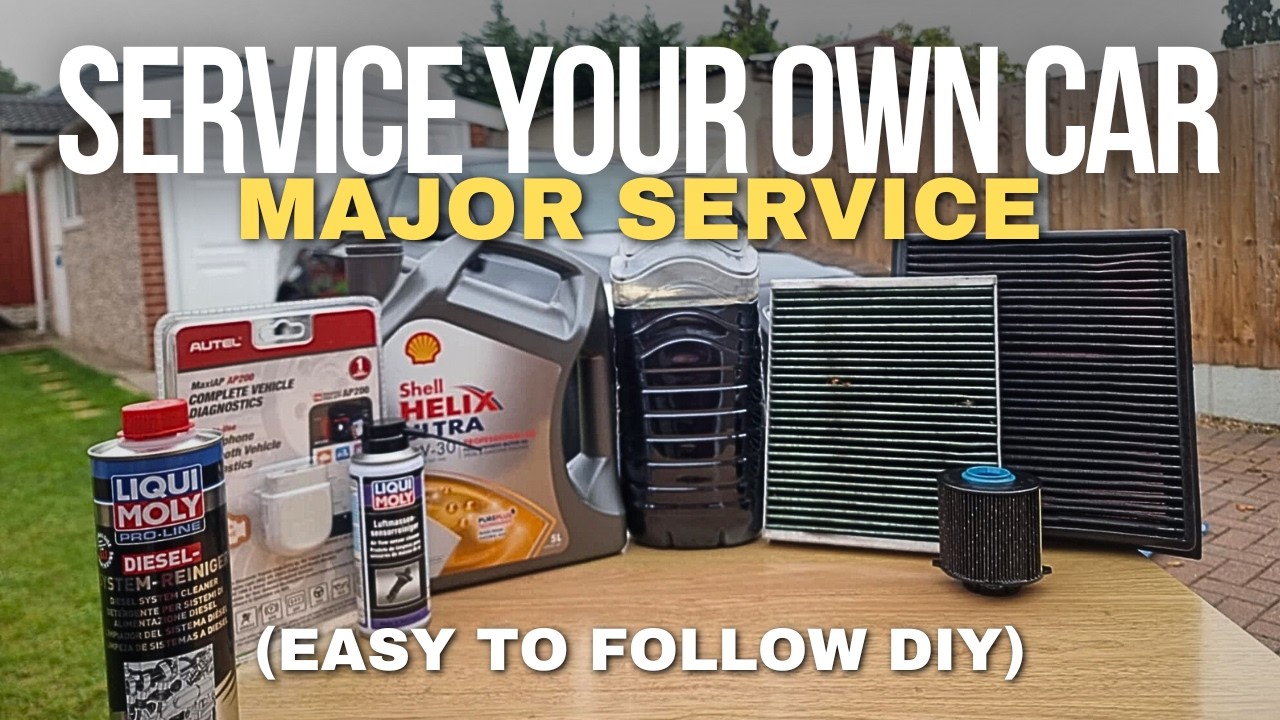 Major Car Service at Home! Easy DIY That Saves You Money.