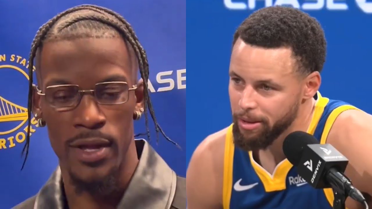 Jimmy Butler and Steph Curry speak on Jonathan Kuminga demanding a trade 