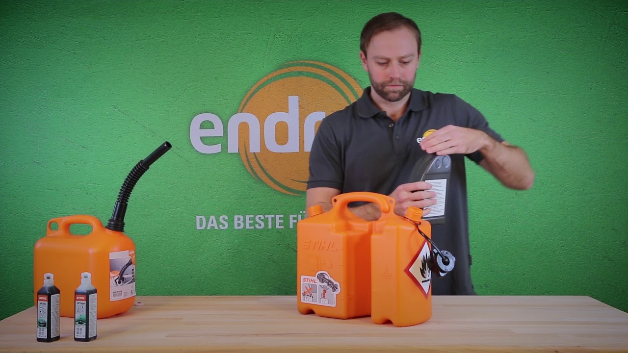 Tutorial - STIHL 2-Takt Motoren: Richtiges Mischverh&auml;ltnis f&uuml;r Kraftstoff