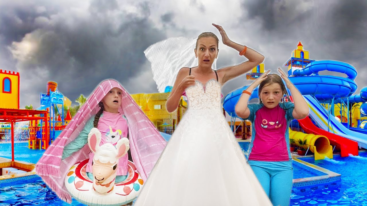 Cea mai mare piscina⏰ 24 de ore MIREASA 👰ne-a prins furtuna