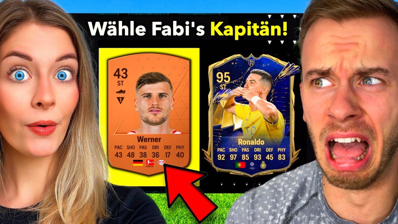 Meine FREUNDIN baut mein Fut-Draft! 😂⚽️ (endet lost!!)