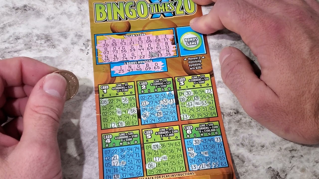 Bingo times 20 scratcher.  Texas state lottery.  Is it a winner?