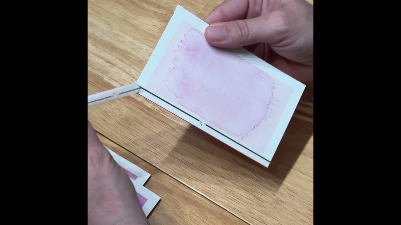 Always satisfying watching the tape come off! #watercolor #tapepeel #satisfying #art 