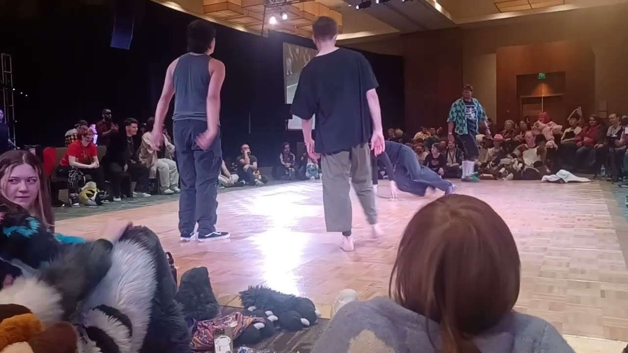 Dance battle from Dragon's Dojo at Anthro New England 2026