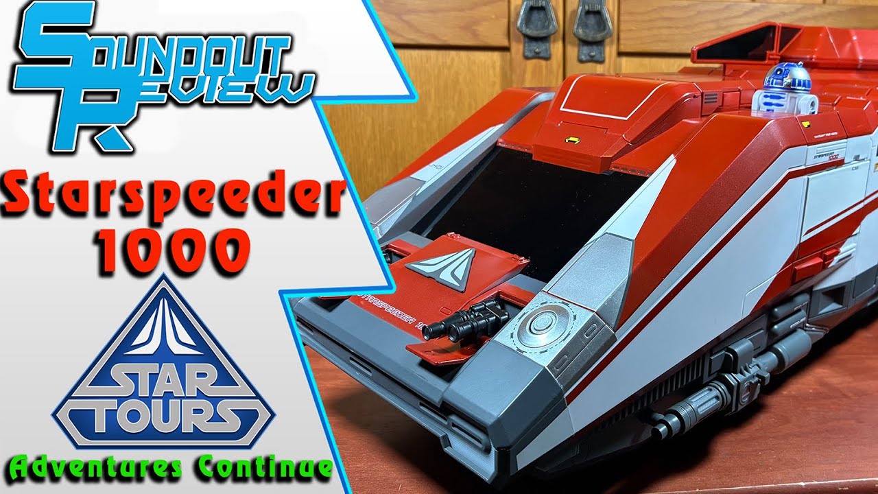 Star Tours Starspeeder 1000 Vehicle Playset Review (Disney Parks Star Wars) [Soundout12]