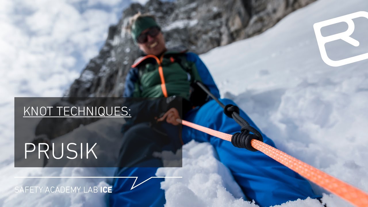 Prusik knots: Guide &ndash; friction hitch knots for crevasse rescues &ndash; Tutorial (6/18) | LAB ICE