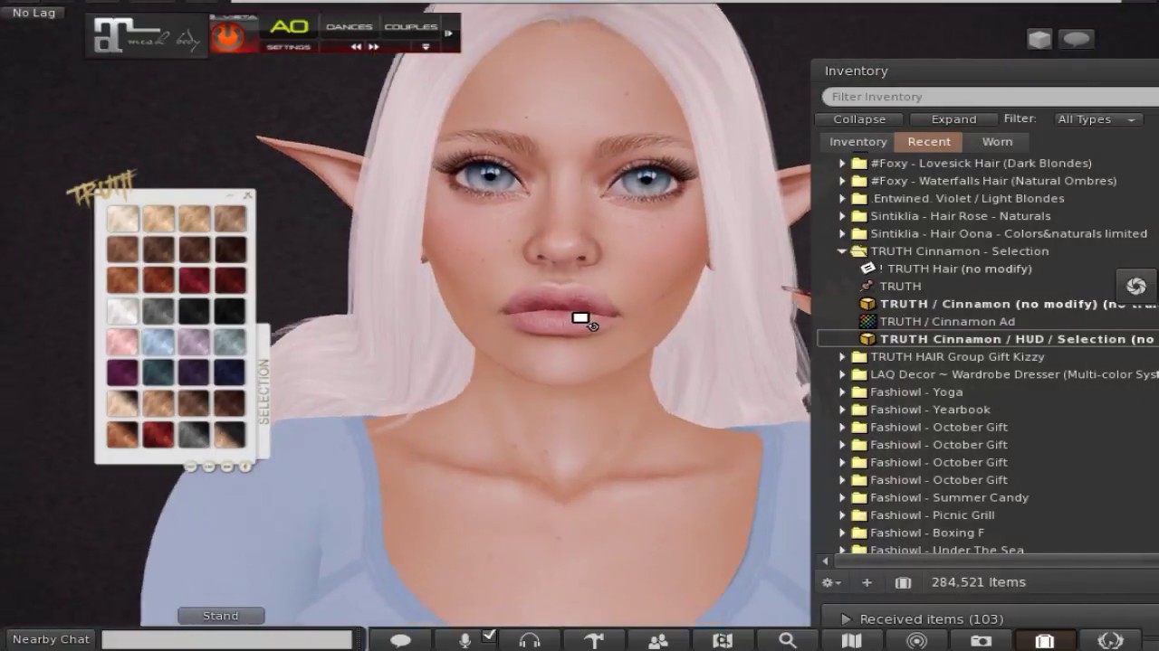 So Hawt SL - A Second Life Hair Review