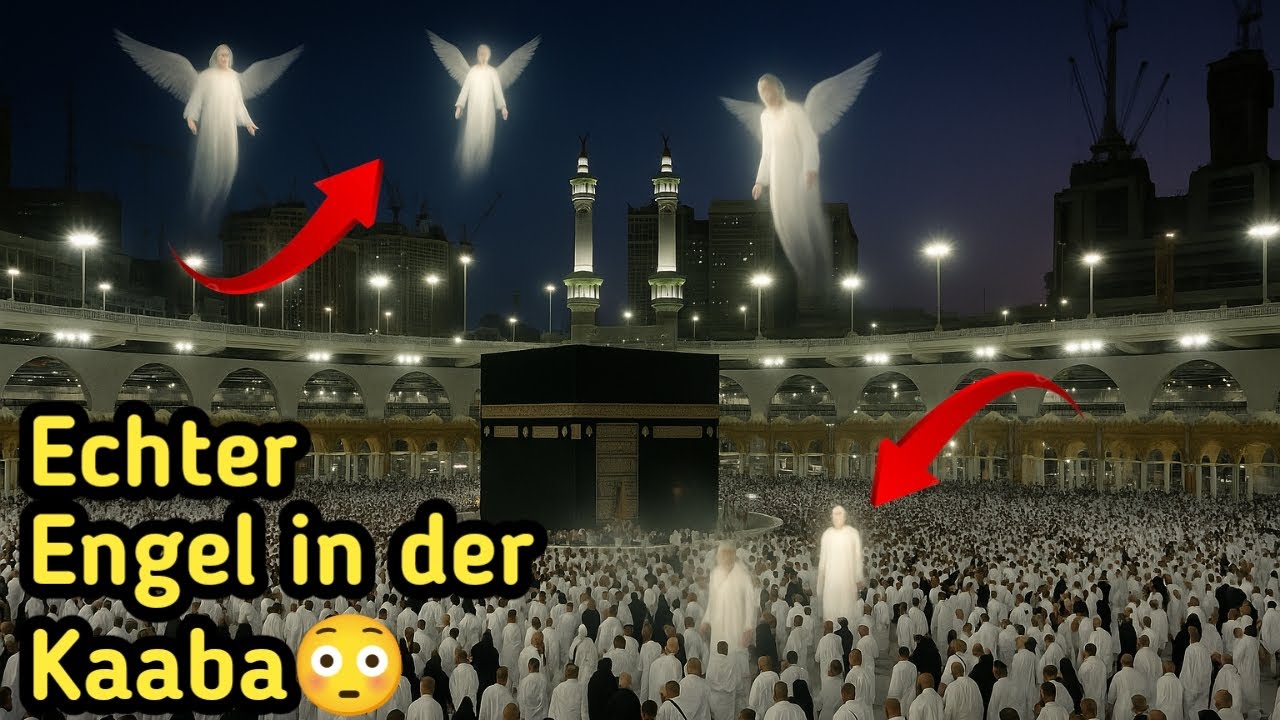 Sieh dir das Wunder Allahs an – plötzlich begannen Engel, auf der Kaaba herabzusteigen