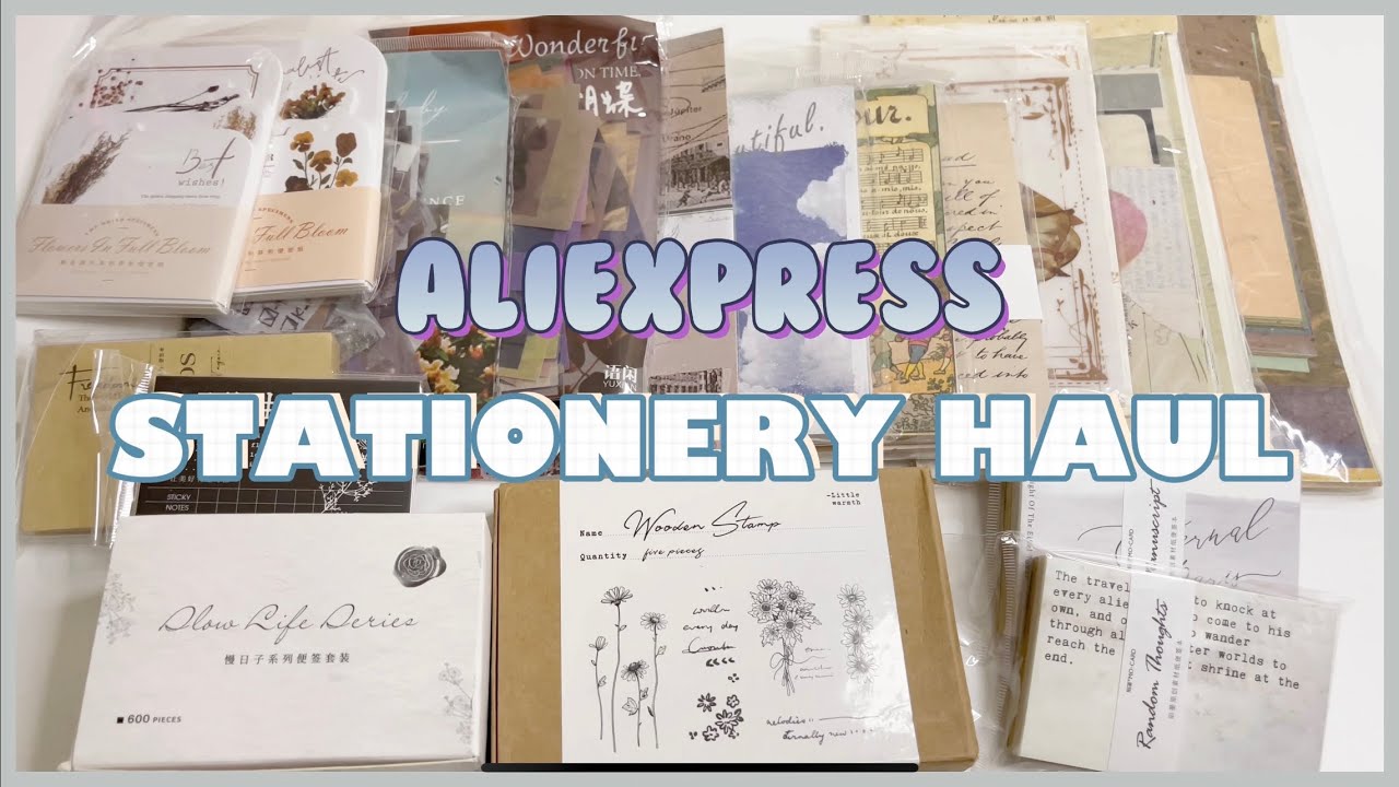 Stationery Haul | AliExpress