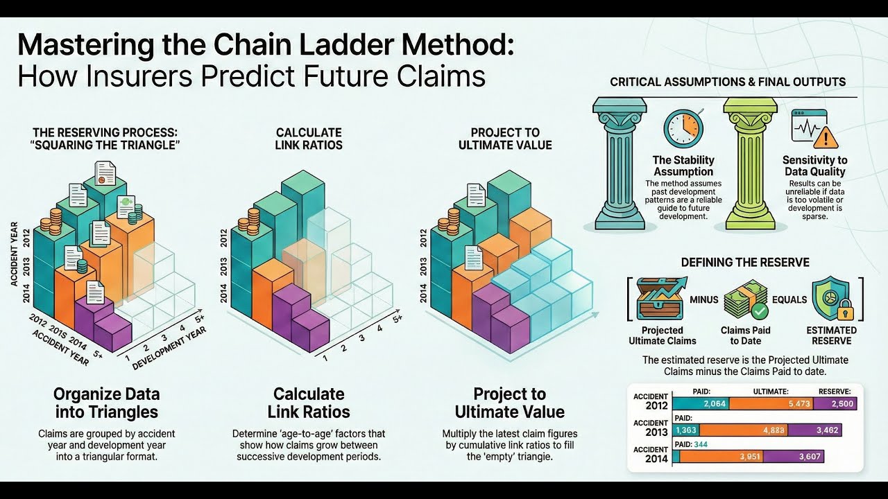 Chain Ladder Method &ndash; Full SP7 Guide | General Insurance Reserving