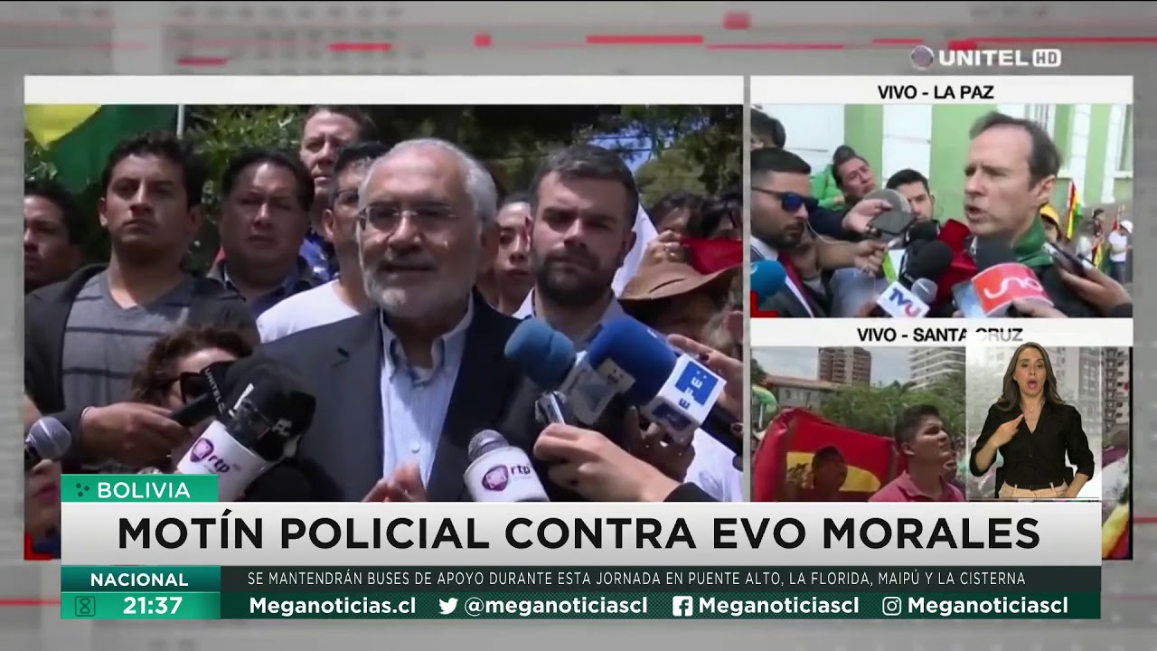Motín policial contra Evo Morales