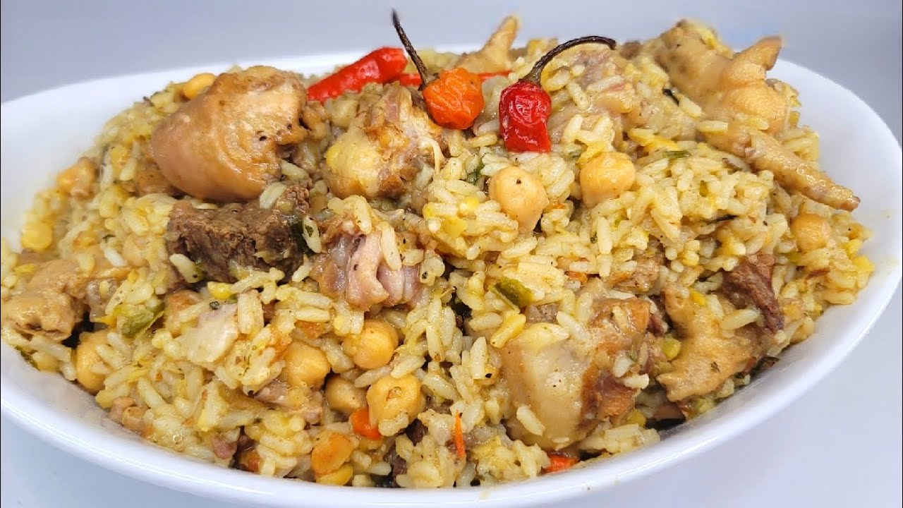 Гайанский🇬🇾 рис для приготовления с колотым горохом/нутом | рецепт